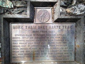 Mark Twain Cabin Marker