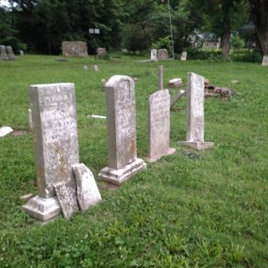 Civil War Graves at The Old Baptist Cemetery in Haunted Hannibal